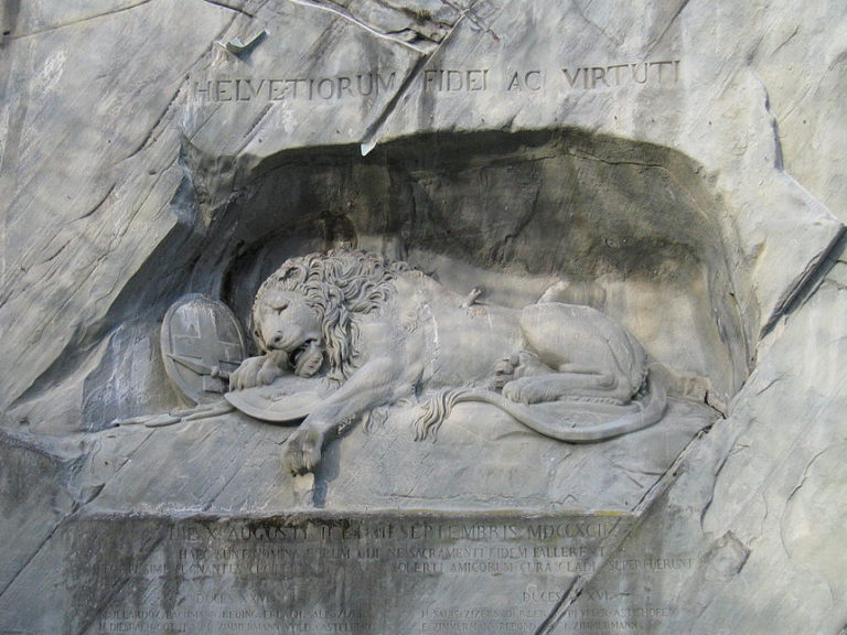 Löwendenkmal, Luzern